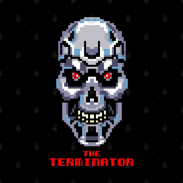 Terminator Pixel Art by GregNowachek