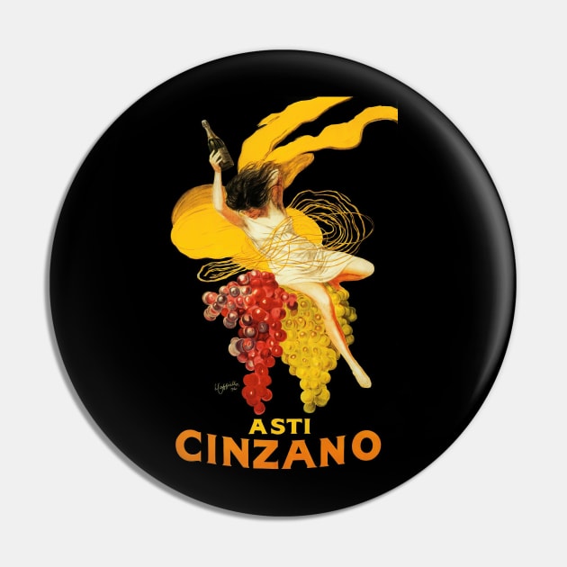 Vintage Asti Cinzano Advertisement for Italian Vermouth Pin by xposedbydesign