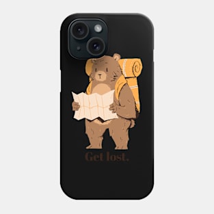 Get lost (bear) Phone Case