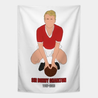 Sir Bobby Charlton RIP Legend Tapestry