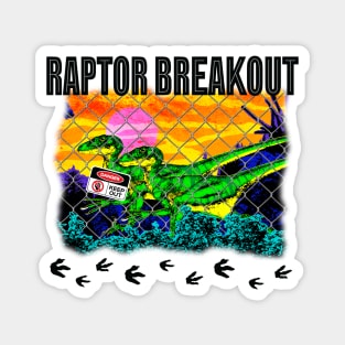 Raptor Breakout (on white) Magnet
