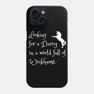 Pride and Prejudice Mr Darcy Jane Austen Design Phone Case