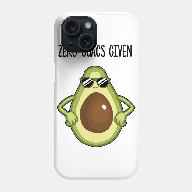 Avocado (Zero Guacs Given) Phone Case by TTLOVE