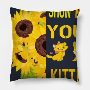 Sunflower Pillow