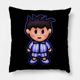 Ness in Pajamas Pillow