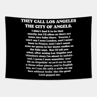 Big Lebowski Sam Elliot Stranger Monologue Tapestry