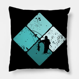 Retro Fishing Pillow