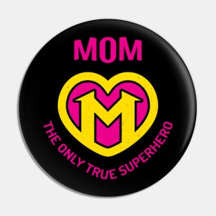 Superhero Mom Pin