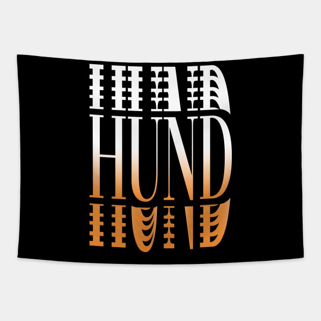 HUND - ILLUSION PRINT Tapestry by LORD DOBERMAN