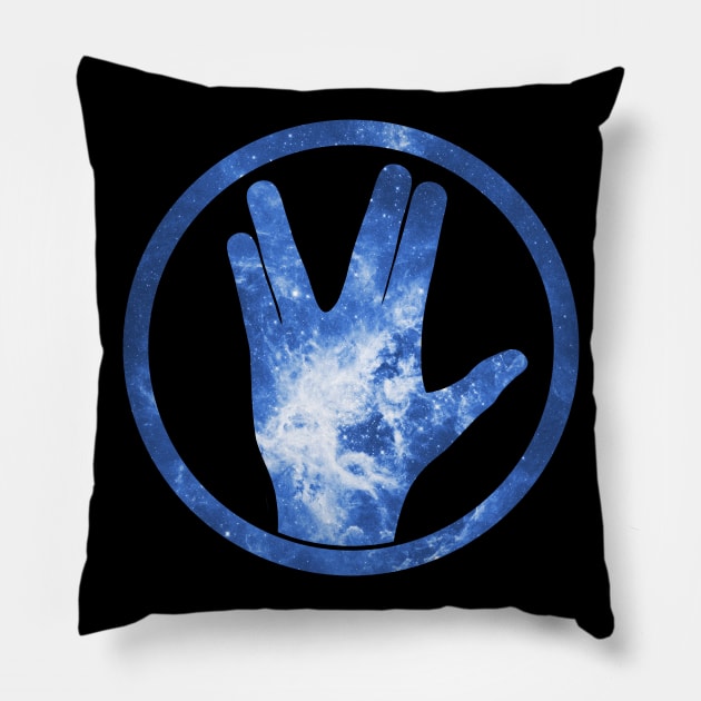 Spock Hand Pillow by Drop23