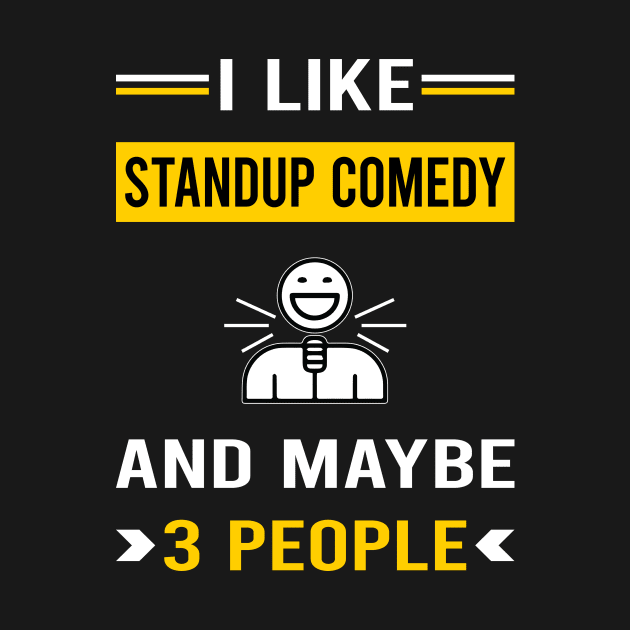 3 People Standup Comedy Stand-up Comedian by Good Day