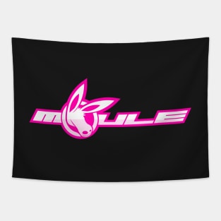 MOULE Logo Pink Outline Tapestry