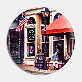 Fredericksburg VA - Outdoor Cafe Pin