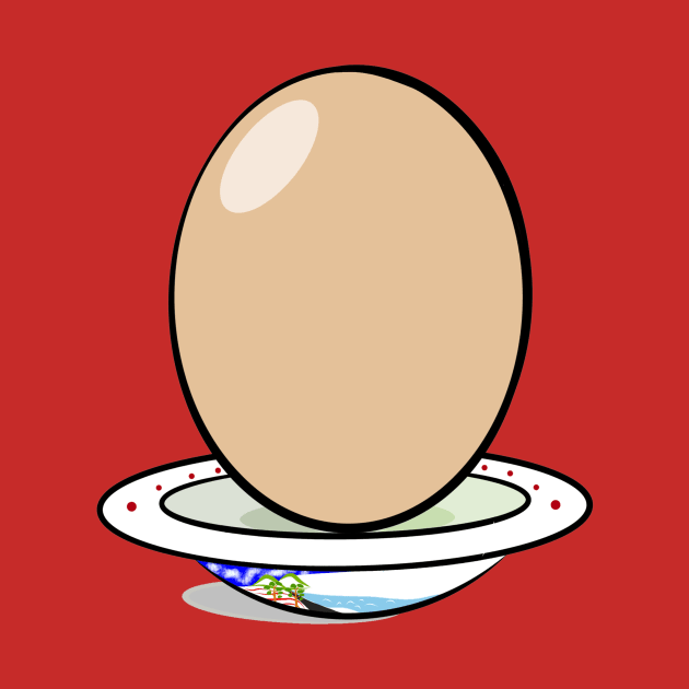 Lucky cream Indonesian Local Egg by Art_Ricksa