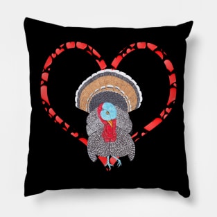 NARRAGANSETT TURKEY HEART Pillow