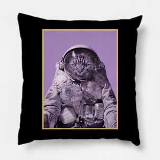 Funny Cat Astronaut Pillow