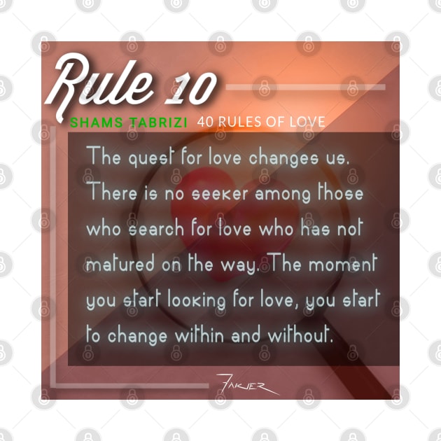 40 RULES OF LOVE - 10 by Fitra Design