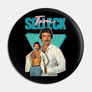 Tom Selleck is the Daddy - Vintage Pin