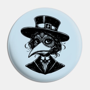 Girl Plague doctor Pin