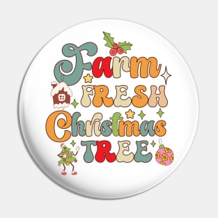 Farm Fresh Christmas Tree Pin