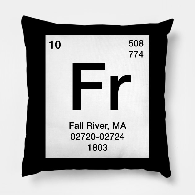 Periodic Table Element - Fall River Pillow by MacMarlon