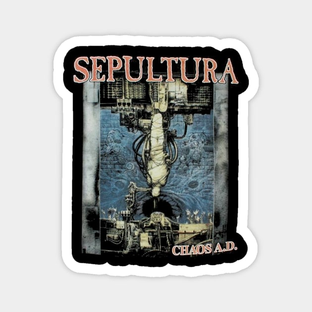 blue sepultura rocket Magnet by Journalland