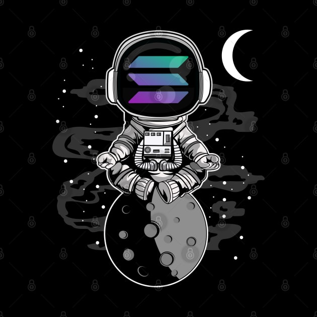 Astronaut Solana Coin To The Moon Crypto Token Cryptocurrency Wallet Birthday Gift For Men Women Kids by Thingking About