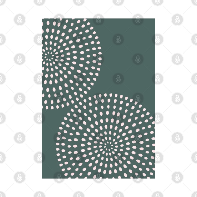 Boho Mid Century Dots 6 by Colorable