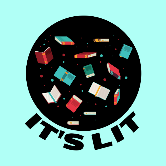 It's Lit | Books Pun by Allthingspunny