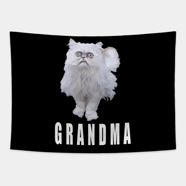 This Stray Cat Looks Like Grandma Meme Cat Tapestry Teepublic