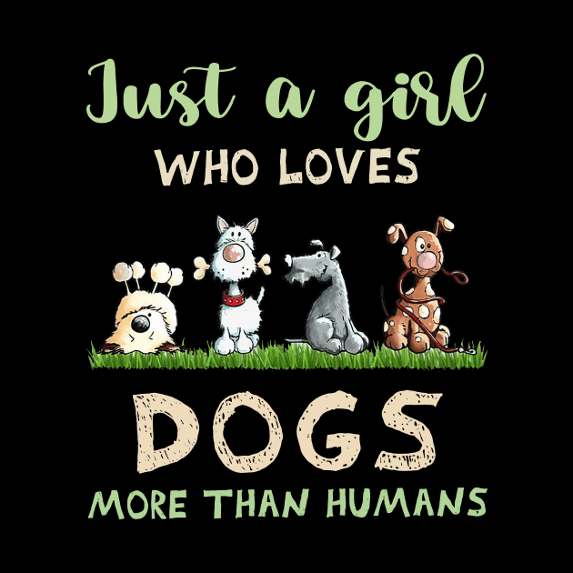 Just a girl who loves dogs more than humans by Los Draws