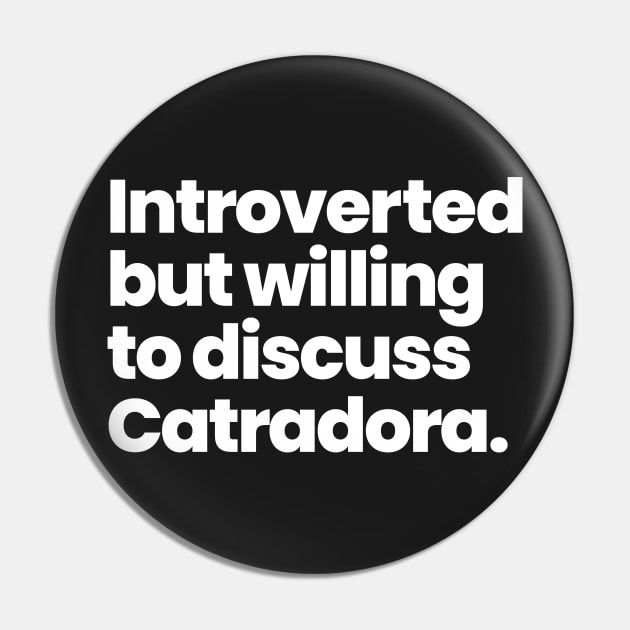 Introverted but willing to discuss Catradora - She-Ra Pin by VikingElf