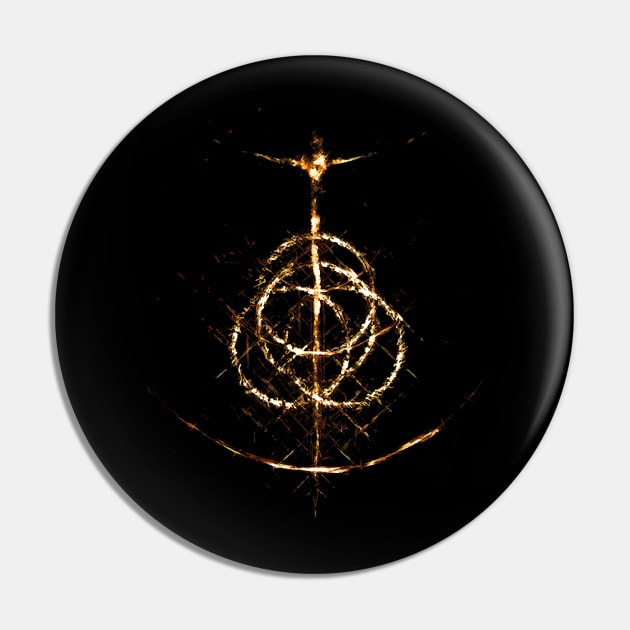 Elden Ring Symbol for Gamers Pin by barkiah