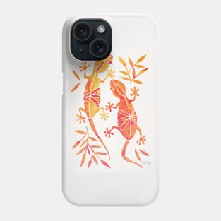 geckos fire Phone Case