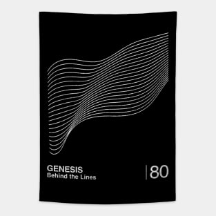 Genesis / Minimalist Graphic Design Fan Artwork Tapestry