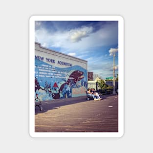 Coney Island Summer Boardwalk Brooklyn NYC Magnet