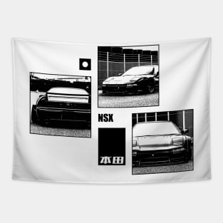 HONDA NSX Black 'N White Archive Tapestry