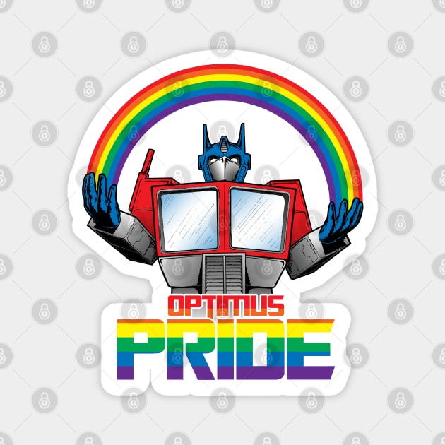 Optimus Pride Magnet by JMKohrs