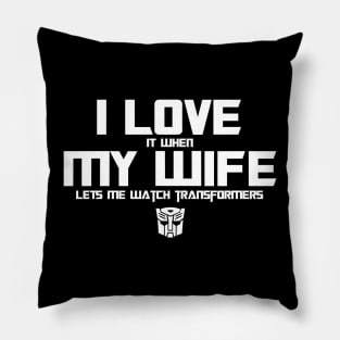 I Love my wife & Transformers Gen 1 - Autobots Pillow