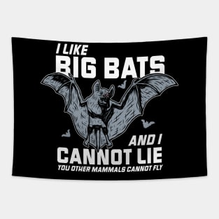 I Like Big Bats & I Cannot Lie // Funny Halloween Bat Rap Parody Tapestry