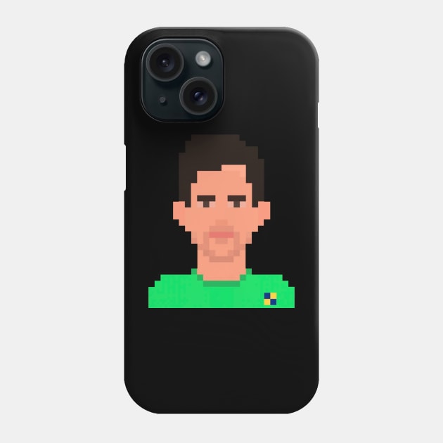 Courtois 8bit Phone Case by Roti Kodok Art