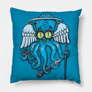 Japanese octopus tattoo artis Pillow