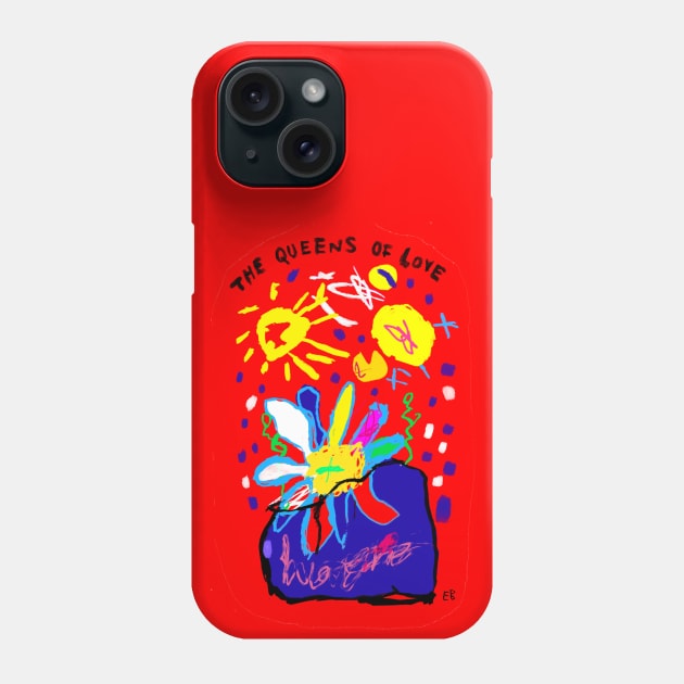 The Queens of Love Phone Case by Irina's Family Art Circle 