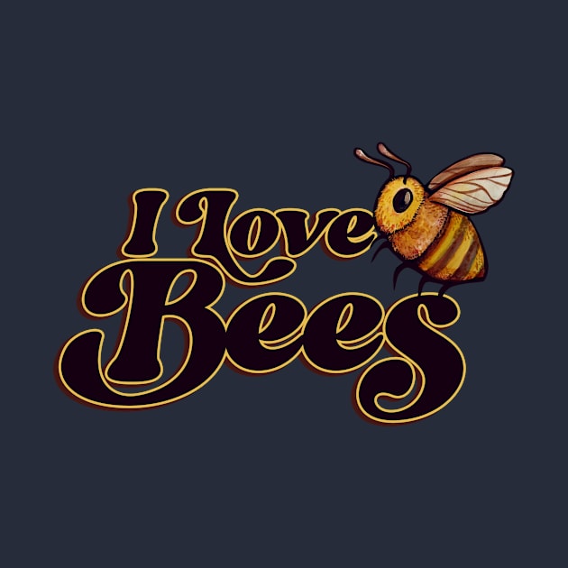 I Love Bees by bubbsnugg