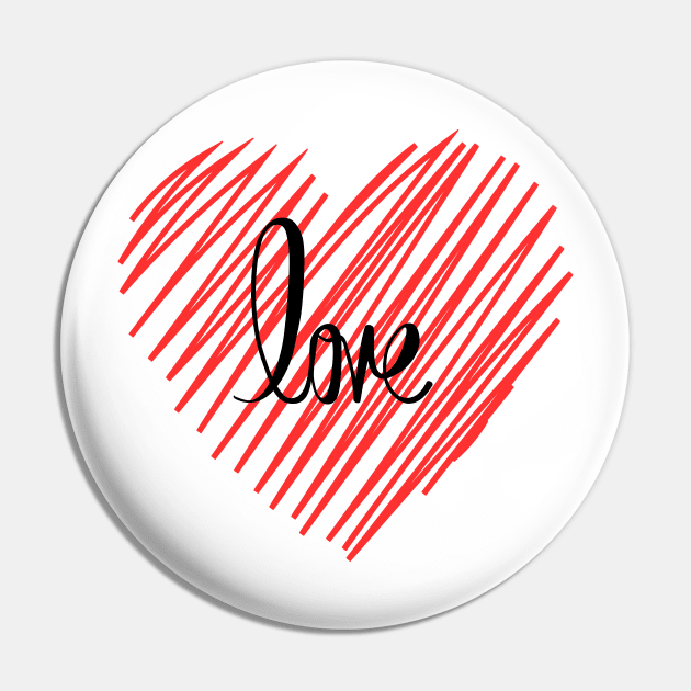 for Valentine's Day Pin by Good Luck to you