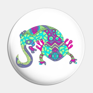 green lagoon axolotl ecopop Pin