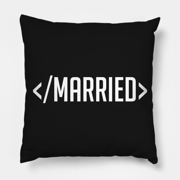 Unmarried (white) Pillow by mercenary