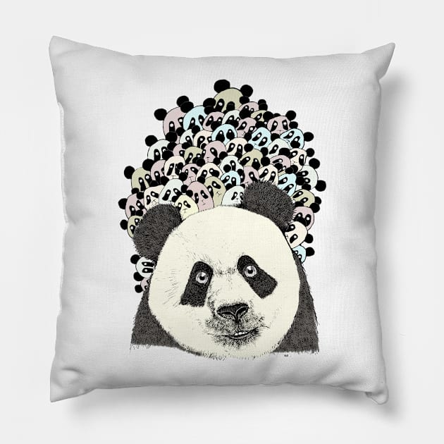 Follow the Panda Pillow by msmart