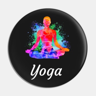 All I Need Is Love And Yoga And A Dog Pin