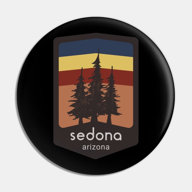 Sedona, Arizona Logo Apparel & Accessories Pin by bahama mule